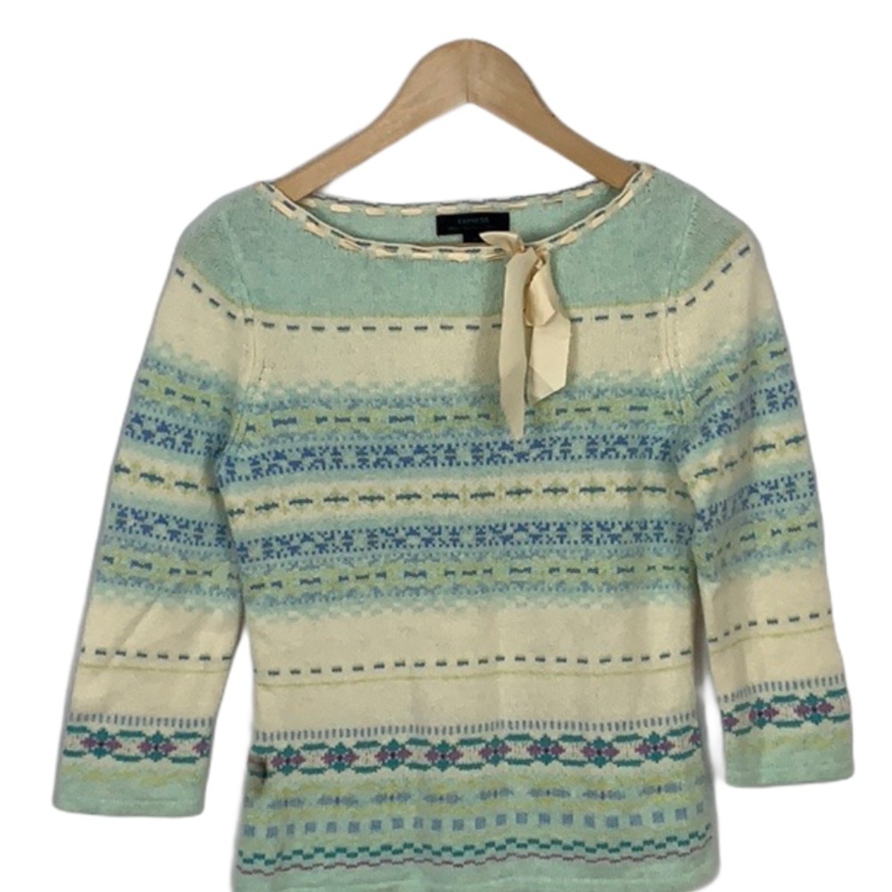 Express Wool Cashmere Blend Women’s Sweater Sz M